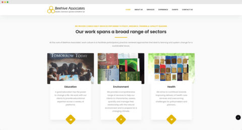 Beehive Associates website